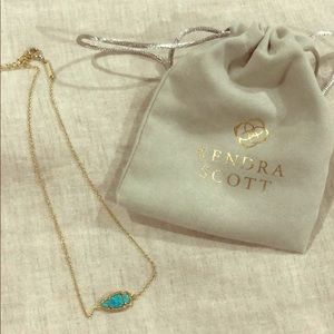 Kendra Scott Turquoise Arrowhead Pendant Necklace